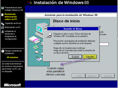 Instalar Windows 98